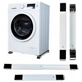 2 Pcs Refrigerator Furniture Movers Stand Drum Washing Machine-70cm