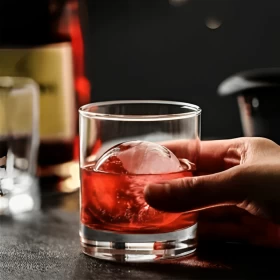 Freeze Big Ice Balls with Silicone Cube Tray