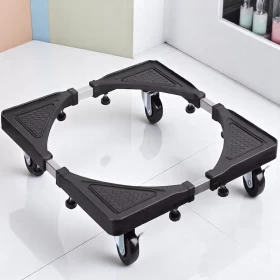 Movable Appliance Stand for Washing Machine & Refrigerator-43to56cm